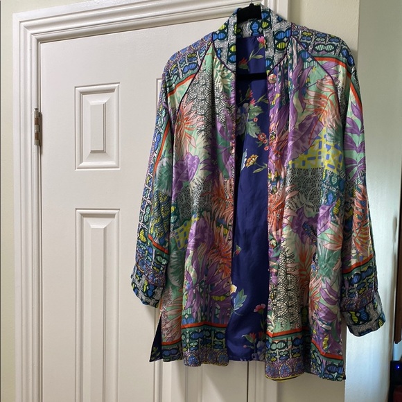 Johnny Was Reversible Floral Women's Jacket - Multicolor - Picture 4 of 7